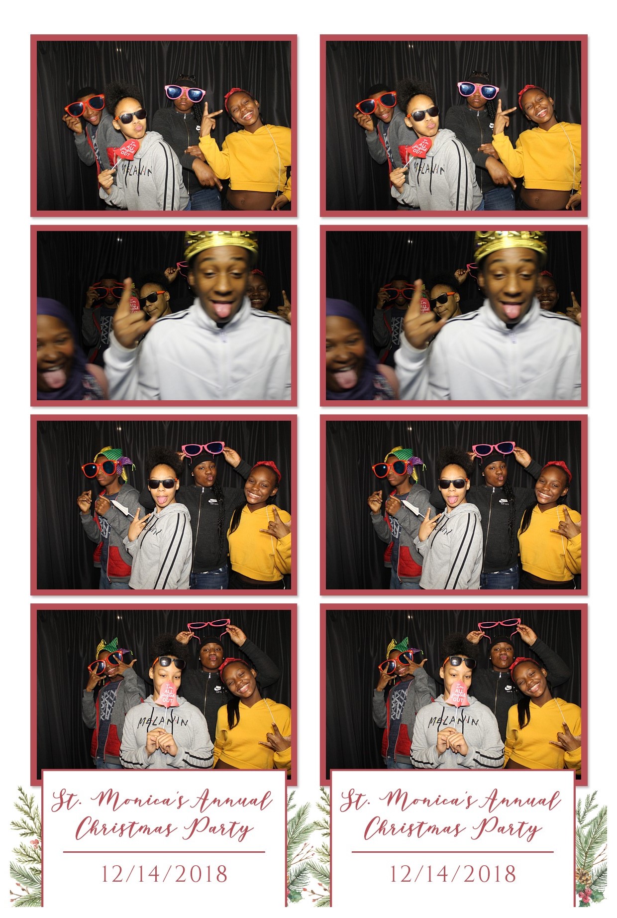 St Monica's Christmas Party 2018 | View more photos from the event at gallery.photoboothcincy.com/u/PhotoBoothCincy/St-Monicas-Christmas-Party-2018